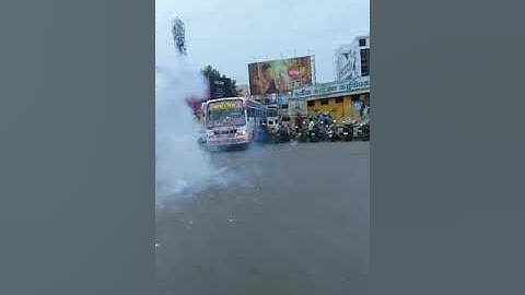🤫Mass entry to Selam bus stand my muthu bus 😉