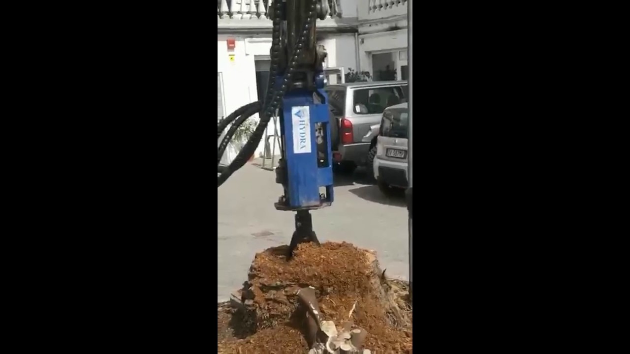 Destoconadora vertical - miniexcavadora - www.aplecgroup.com