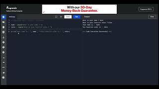 Python Variables, Input , & Output
