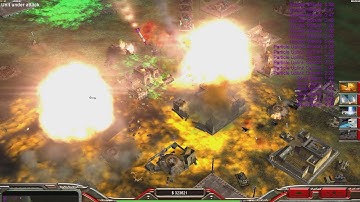 BOSS - Command & Conquer Generals Zero Hour - 1 vs 7 HARD Gameplay