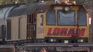 LORAM Rail Grinder LMIX 3417 And 605 Parked In Crewe VA