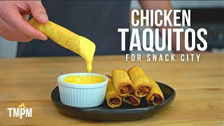 Air Fryer Chicken Taquitos