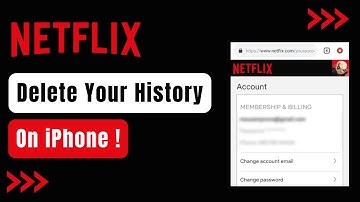How to Delete Netflix History on iPhone !