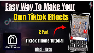 How To Make Math Effects || Tiktok Effects Tutorial in Urdu