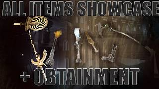 ALL negative level items showcase   obtainment and item reworks! | The depths of reality