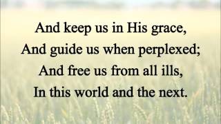 Now Thank We All Our God Hymn Charts with Lyrics, Contemporary