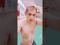 Cute Boys Bathing Swimming Pool