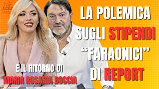 La polemica sugli stipendi faraonici di Report e il ritorno di Maria Rosaria Boccia