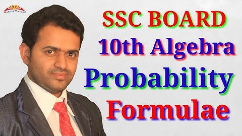 Probability Formula || 10th Algebra Probability Formulae