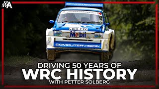 Driving Through Time: Petter Solberg behind the wheel of some iconic WRC cars of the past 50 years!
