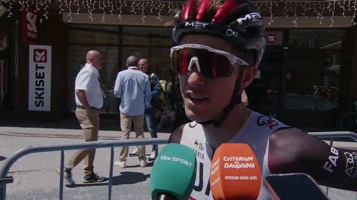 George Bennett - Interview at the start - Stage 7 ...