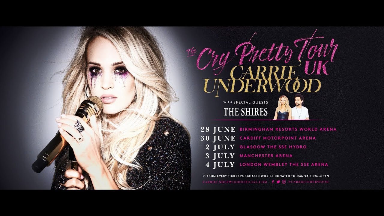 Carrie Underwood Cry Pretty UK Tour - YouTube