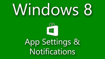 Windows 8 App Settings & Notifications (Tutorial)