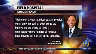 Atrium Health calls for field hospital ahead of predicted surge of COVID-19 patients
