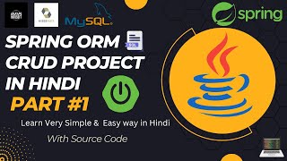 Complete CRUD Project using Spring ORM  | Hibernate | in Hindi
