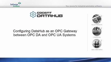 Converting between OPC DA and OPC UA using Cogent DataHub