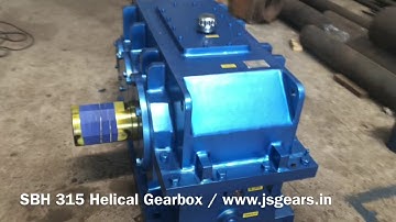 JS Make Fabricated Steel Body Helical Gearbox | Extruder Helical Gear Reducer | JS Gears