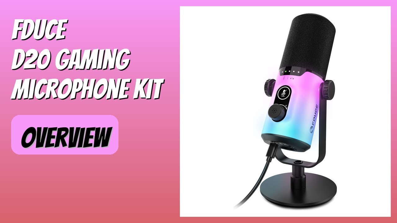 REVIEW (2026): FDUCE D20 Gaming Microphone Kit. Features