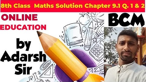 Class 8th Maths Chapter 9.1 ||  राशियों की तुलना ||  Question 1 And 2 || #JHARKHAND  #ncertsolutions