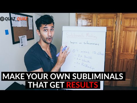 How To Make Subliminals Work: Make your OWN to change your subconscious (Tutorial)