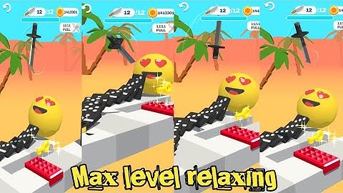 Slice it all max level game play relaxing satisfying sliceitall sliceitall gaming relaxing gameplay