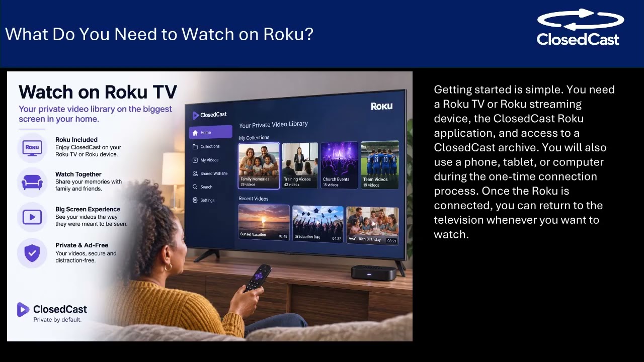 Create a Private Family Video Library for TV Viewing