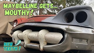 Maybelline gets a CUSTOM GRILL.  Modifying a 1951 Ford Truck Grill to fit a 1960 Tbird!