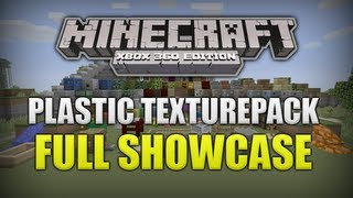 Minecraft (Xbox 360) NEW Plastic Texturepack Full Showcase (EARLY CODE)