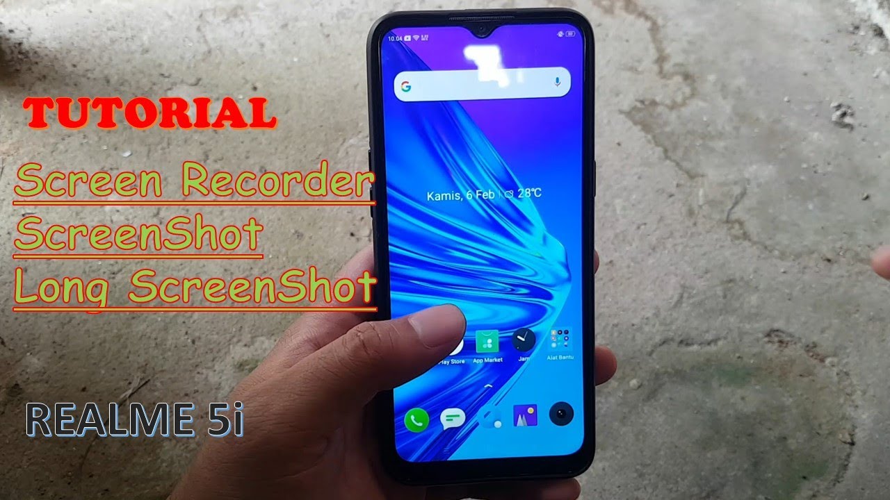 Cara Screen Recorder Realme 5i 