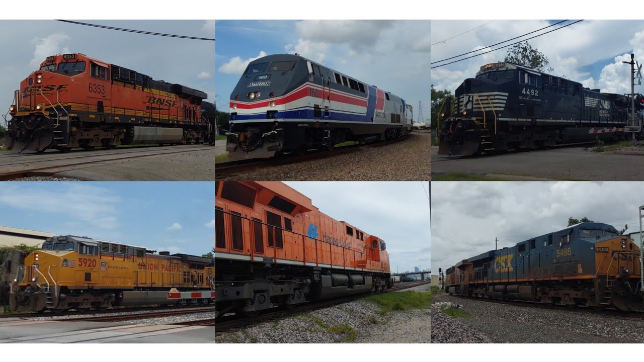 Railfanning around houston tx.