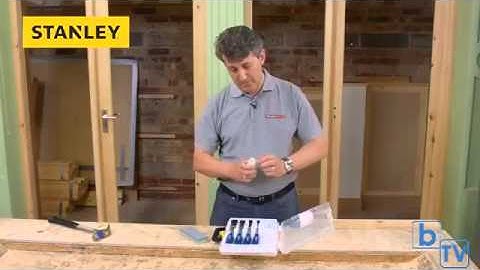 XMS14CHISEL4 Stanley 4 piece Chisel Set with Stone and Oil