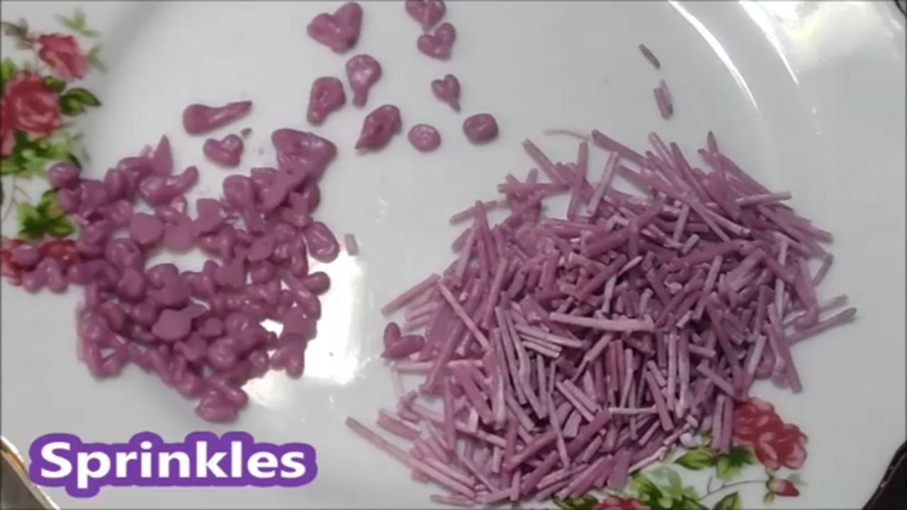 How to prepare homemade sprinkles - YouTube