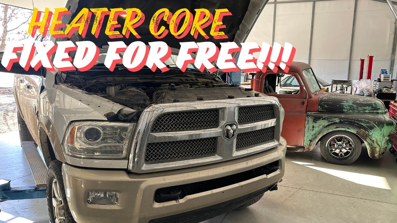 2010-2018 Ram 2500 Heater Core Fix that's Free!!!