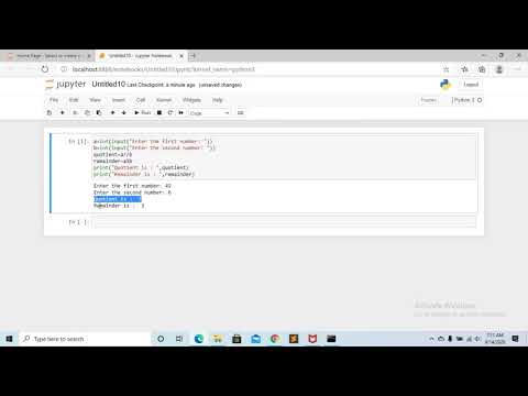 Python Program for Quotient and Remainder