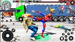 Spider Hero vs Angry Gang 😱 Epic Street Fight Gameplay | Open World Action Chaos 💥🔥 screenshot 4