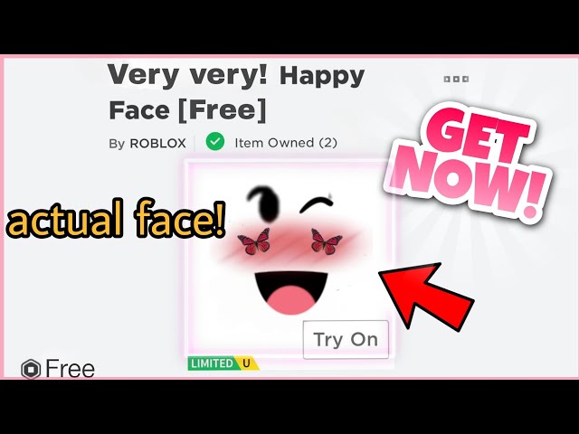 HURRY! GET NEW FREE FACES ON ROBLOX NOW! 🤩🥰 