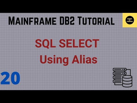 SQL QMF Select Query Using Aliases - Mainframe DB2 Practical Tutorial - Part 20(Volume Revised)