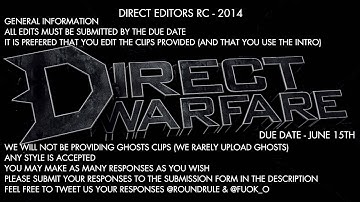 Direct Warfare - Editors RC! [CLOSED]