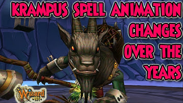 Wizard101: KRAMPUS Spell Animations Over The Years!