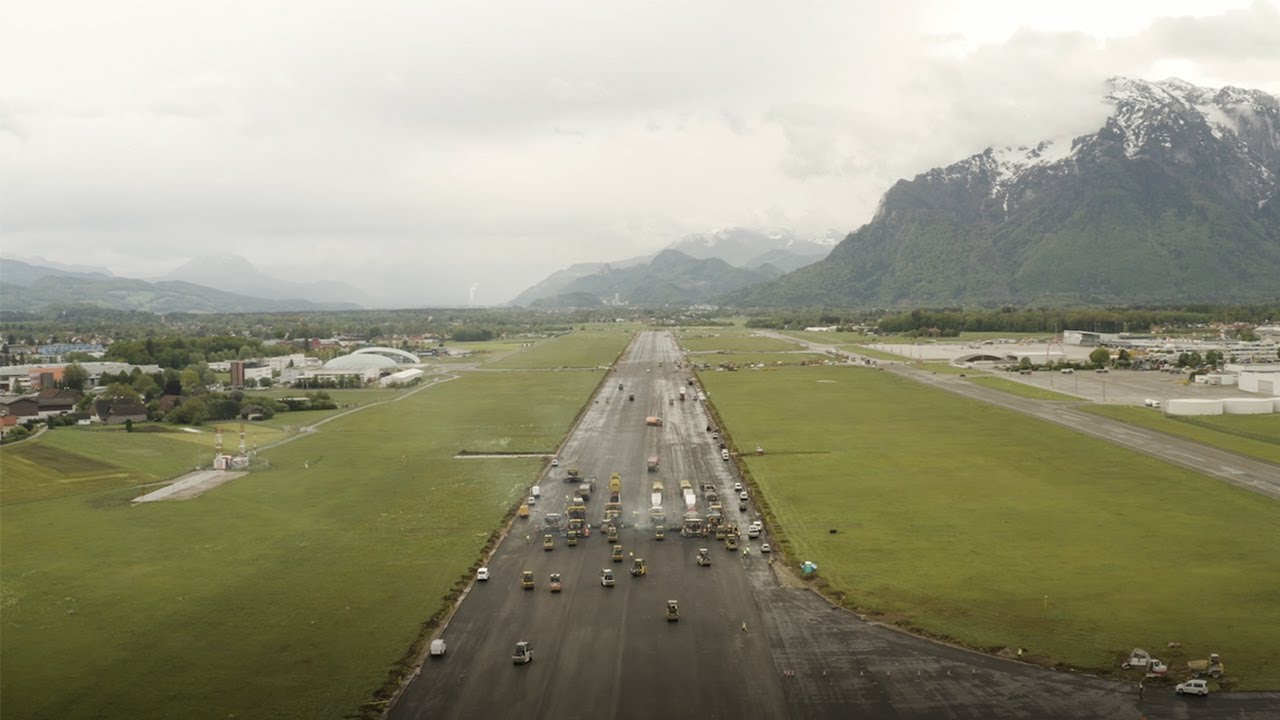 PORR Österreich: Generalsanierung der Piste 15/33 am Flughafen Salzburg