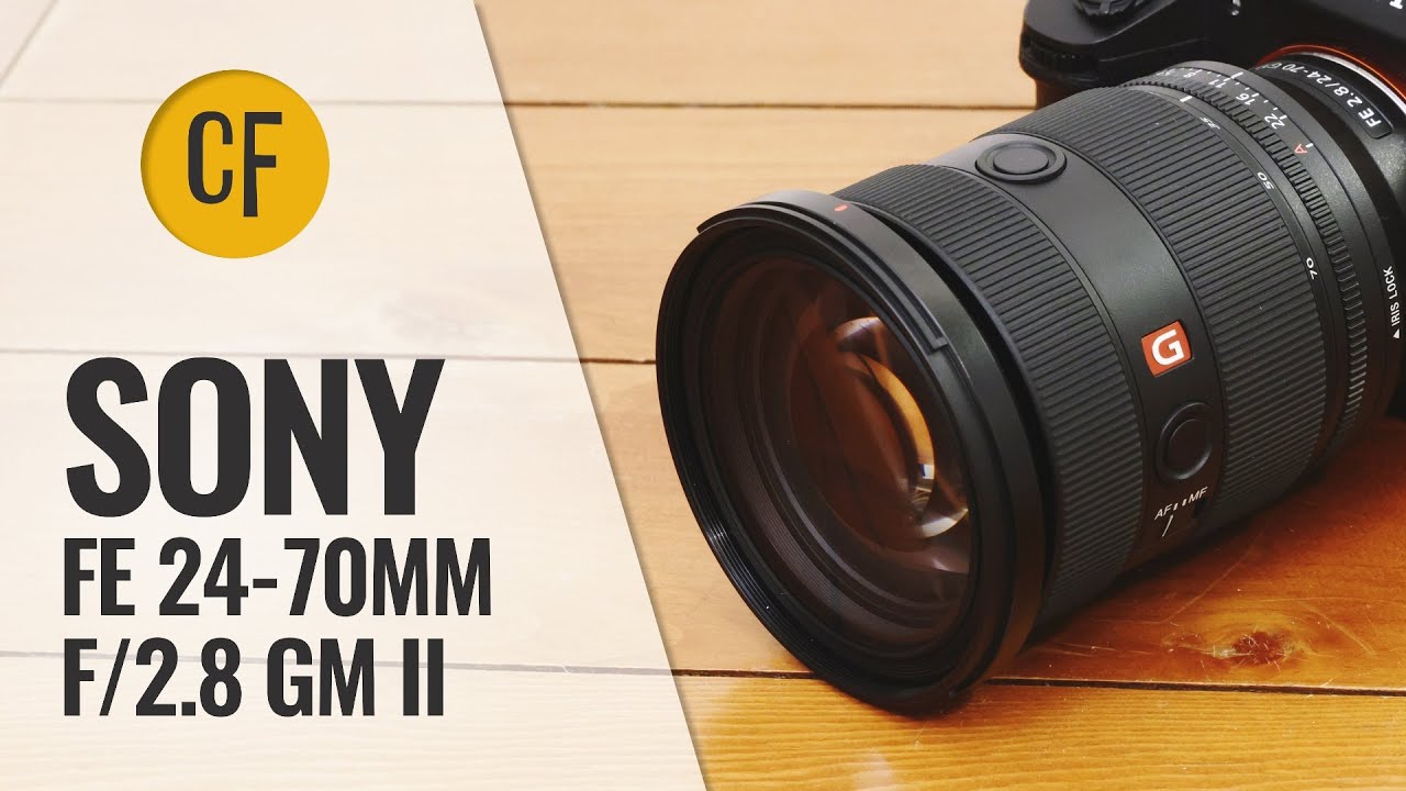 Sony FE 24-70mm F2.8 GM II Full-frame Standard Zoom G Master lens