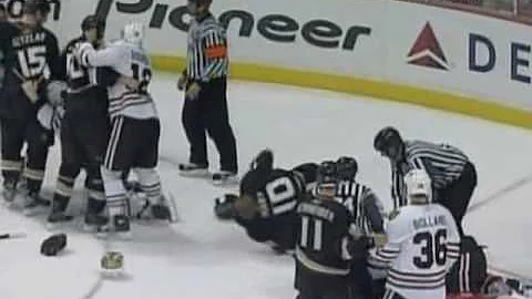 Lalime vs. Bertuzzi & Wisniewski vs. Perry 2/24/08