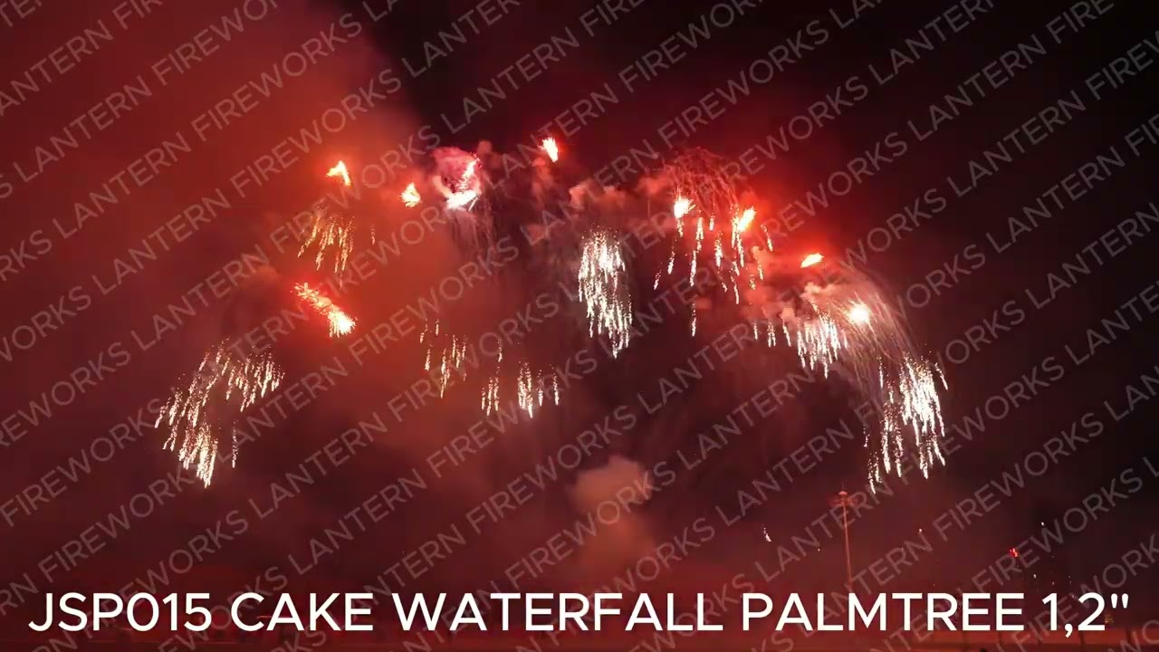 LANTERN FIREWORKS 100S CAKE WATERFALL PALMTREE