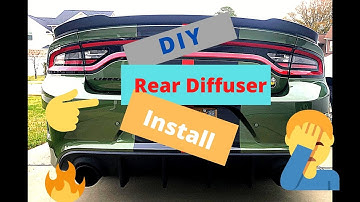 A quick five minute mod tutorial on how to install a rear diffuser on your Scat Pack or Hellcat!!!