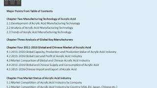 Acrylic Acid Market Trends and 2021 Forecasts for Manufacturers