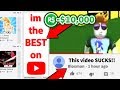 I made a FAKE Roblox YOUTUBE TROLL account... and ADVERTISED IT.