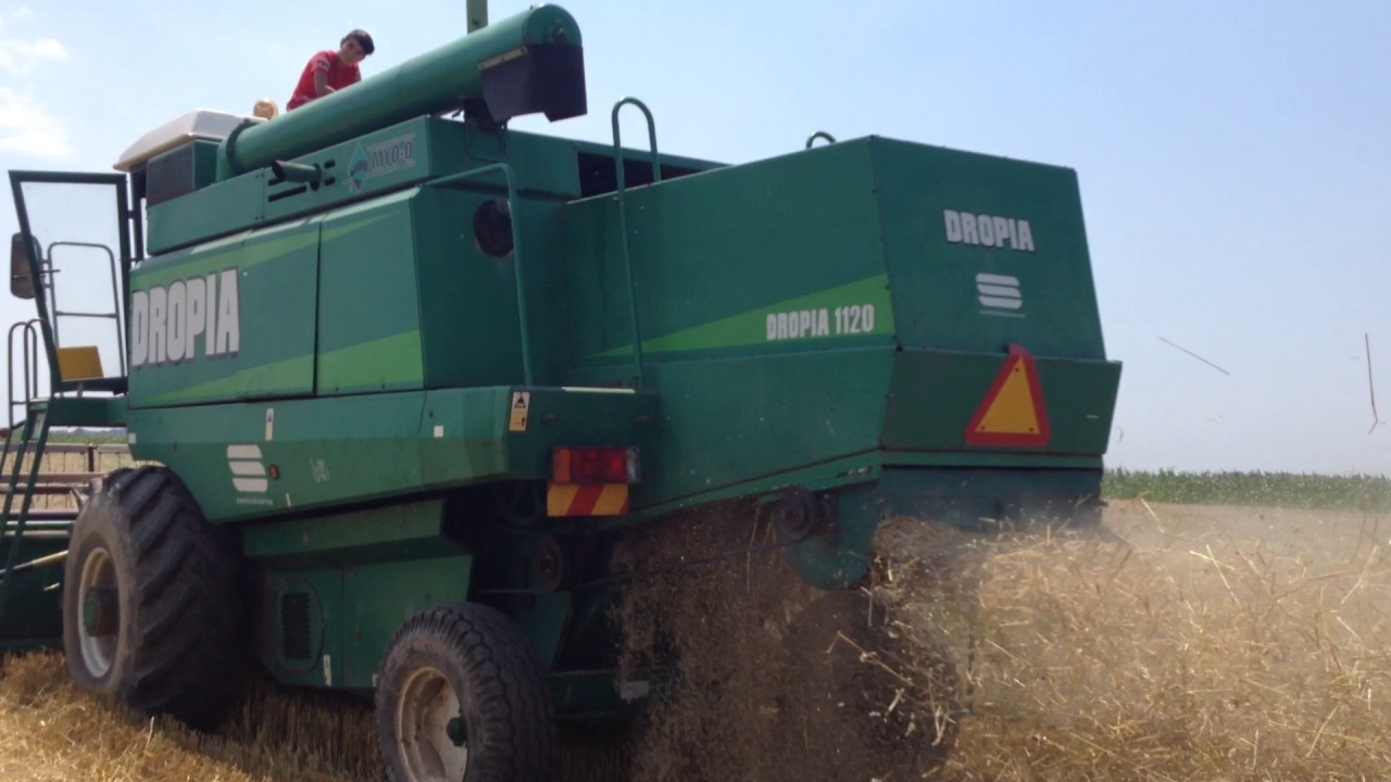 Comnina Dropia 1120 cu tocator la treierat grau 2017