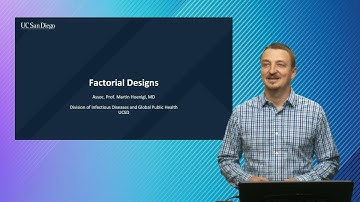 Complex Trial Design - Factorial Designs