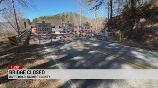 SCDOT closes River Road bridge in Oconee Co. for repairs