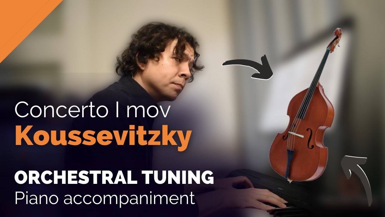 Koussevitzky CONCERTO 😮 I mov Piano for Double bass